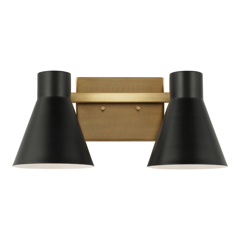 Generation Lighting 4441302-848 Towner Two Light Wall / Bath, Satin Brass