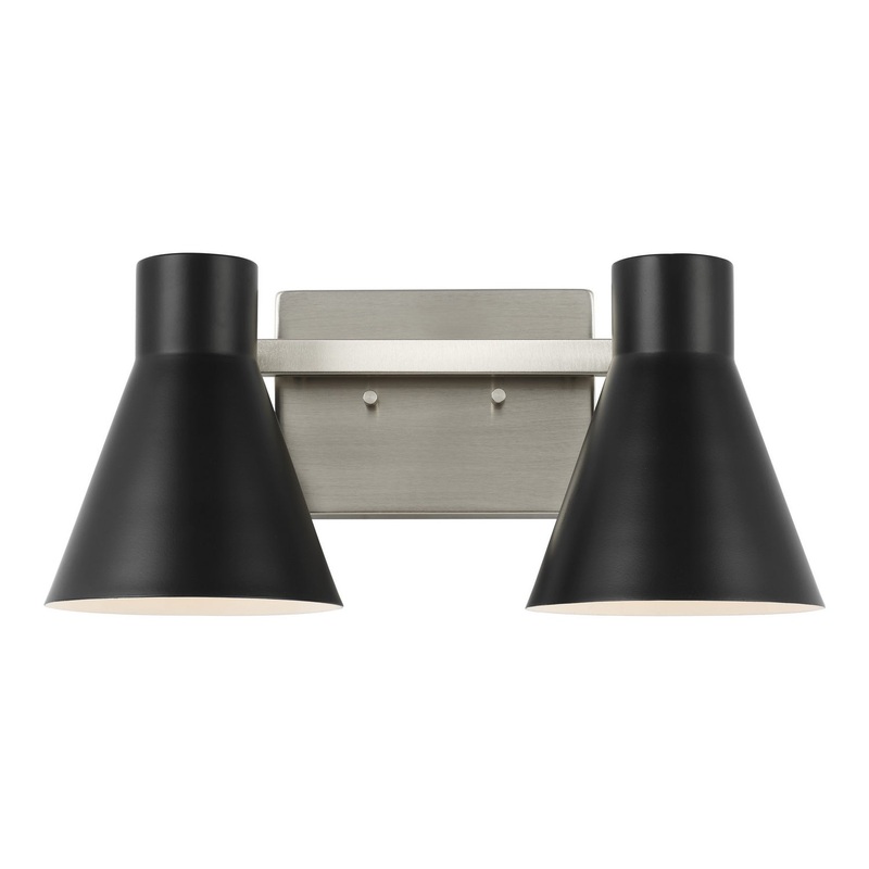 Generation Lighting 4441302-962 Towner Two Light Wall / Bath, Brushed Nickel
