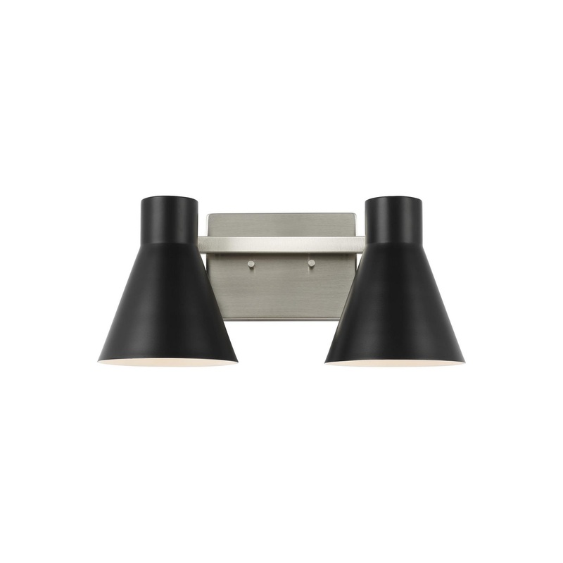 Generation Lighting 4441302EN3-962 Towner Two Light Wall / Bath, Brushed Nickel