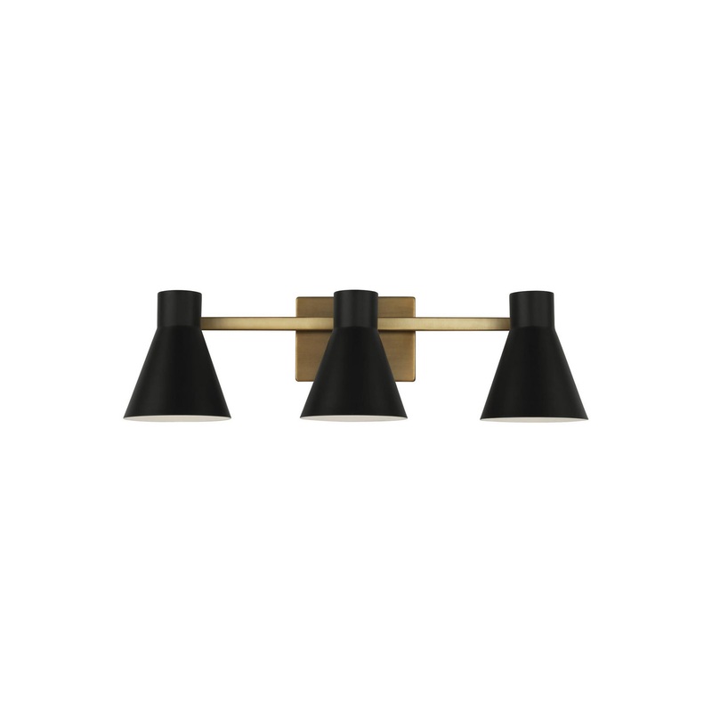 Generation Lighting 4441303EN3-848 Towner Three Light Wall / Bath, Satin Brass