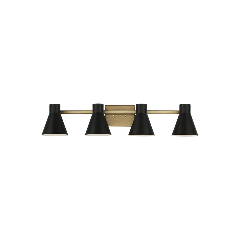 Generation Lighting 4441304EN3-848 Towner Four Light Wall / Bath, Satin Brass