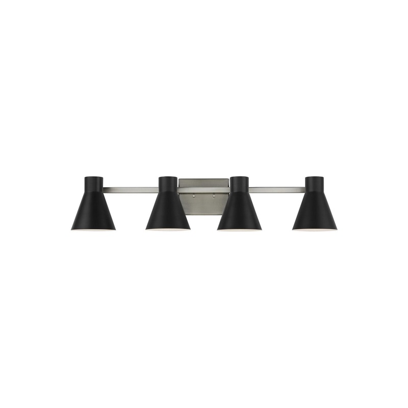 Generation Lighting 4441304EN3-962 Towner Four Light Wall / Bath, Brushed Nickel
