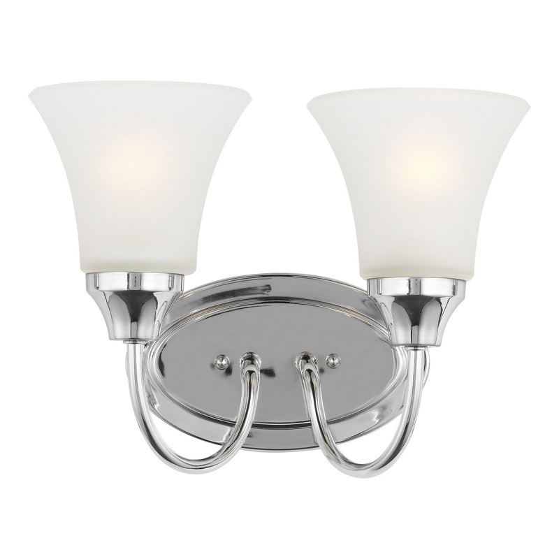 Generation Lighting 44806-05 Holman Two Light Wall / Bath, Chrome