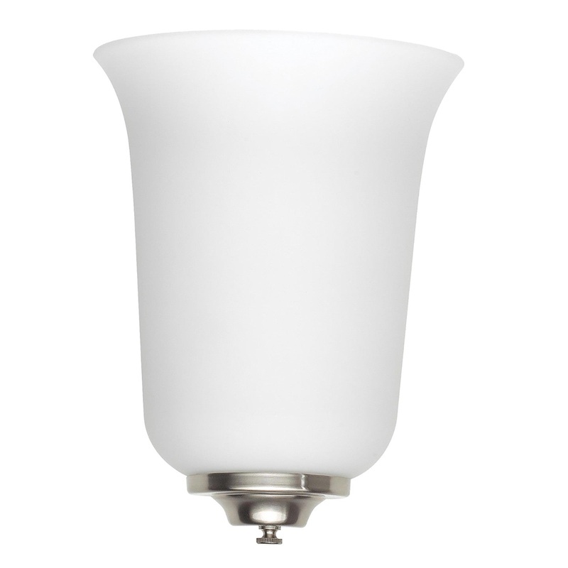 Generation Lighting 49119-962 Nearu One Light Wall / Bath Sconce, Brushed Nickel