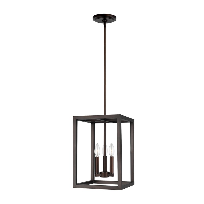 Generation Lighting 5134503EN-710 Moffet Street Three Light Hall / Foyer, Bronze