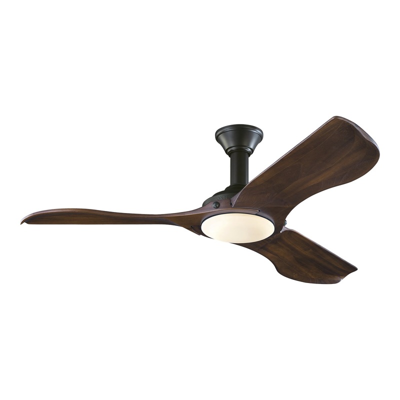 Visual Comfort Fan 3MNLR56BKD-V1 Minimalist 56 Ceiling Fan, Matte Black (Discontinued)