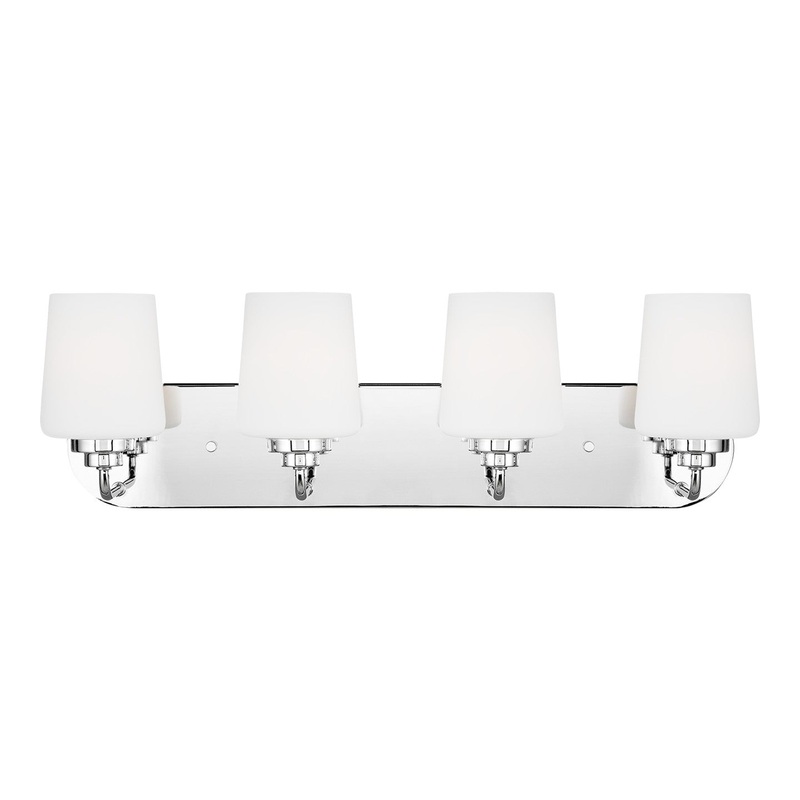 Generation Lighting 4402804-05 Windom Four Light Wall / Bath, Chrome