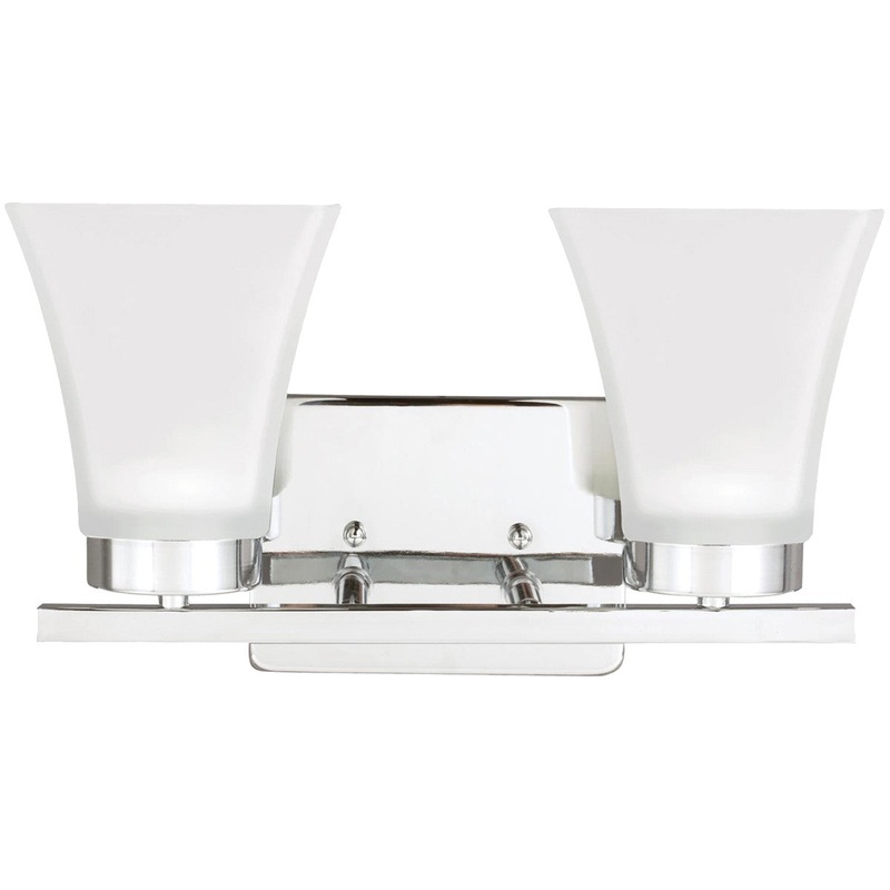 Generation Lighting 4411602-05 Bayfield Two Light Wall / Bath, Chrome