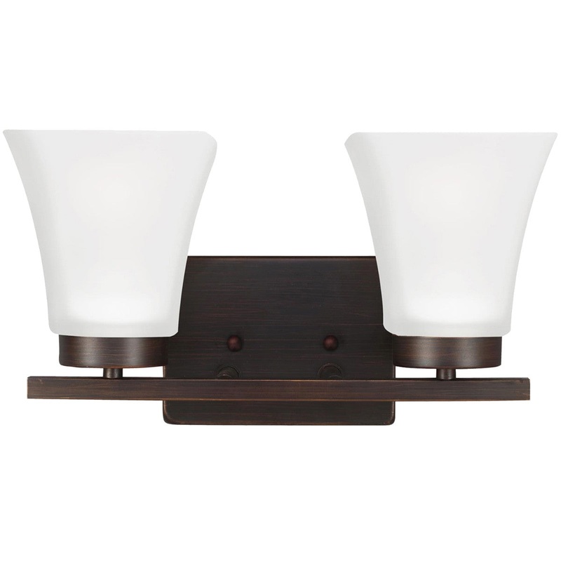 Generation Lighting 4411602-710 Bayfield Two Light Wall / Bath, Bronze