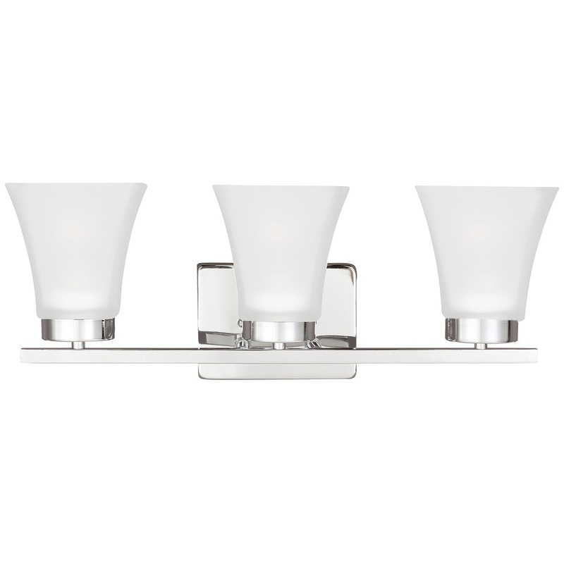 Generation Lighting 4411603-05 Bayfield Three Light Wall / Bath, Chrome