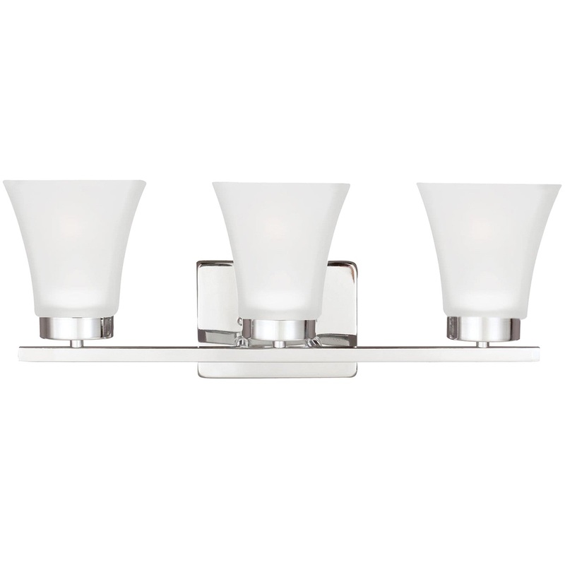 Generation Lighting 4411603EN3-05 Bayfield Three Light Wall / Bath, Chrome