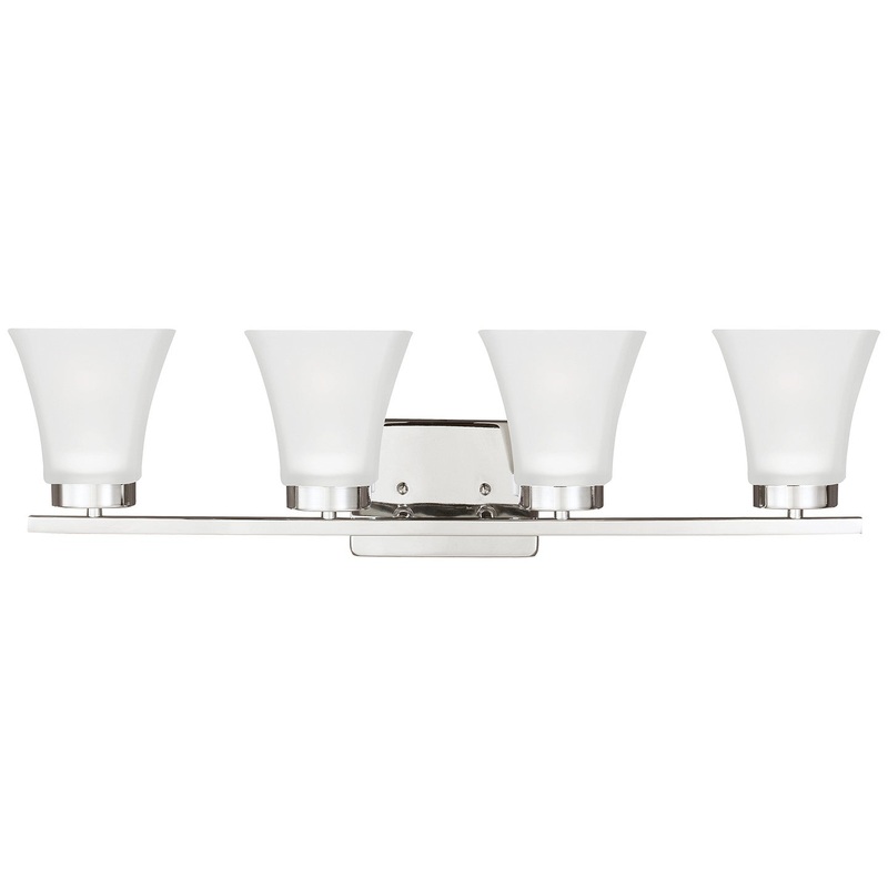 Generation Lighting 4411604-05 Bayfield Four Light Wall / Bath, Chrome