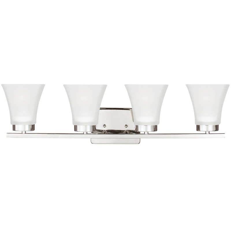 Generation Lighting 4411604EN3-05 Bayfield Four Light Wall / Bath, Chrome