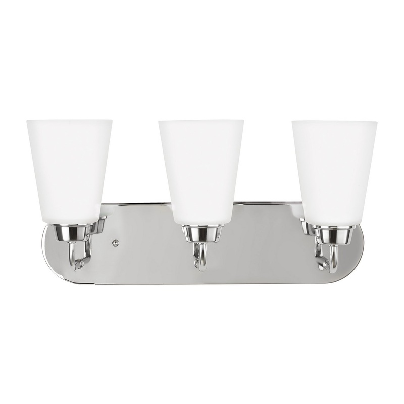 Generation Lighting 4415203-05 Kerrville Three Light Wall / Bath, Chrome