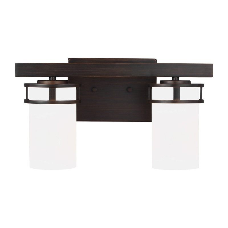 Generation Lighting 4421602-710 Robie Two Light Wall / Bath, Bronze