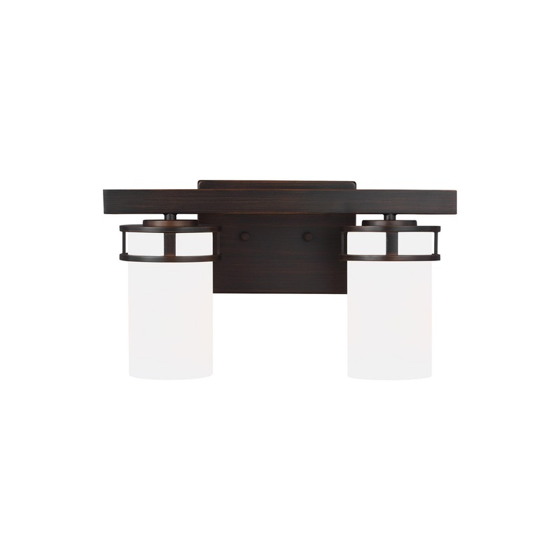 Generation Lighting 4421602EN3-710 Robie Two Light Wall / Bath, Bronze