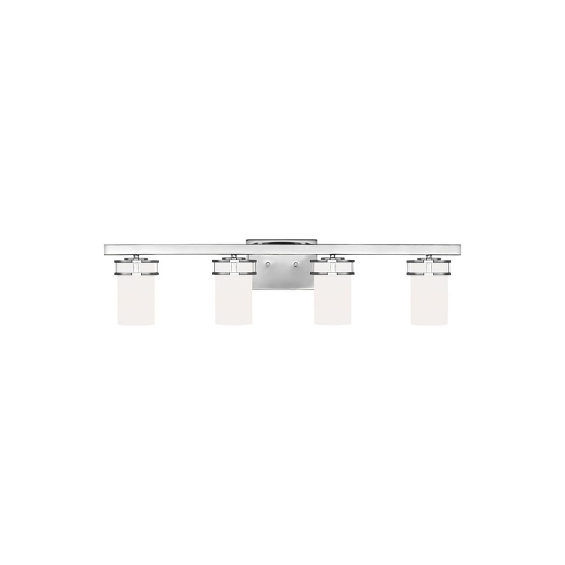 Generation Lighting 4421604EN3-05 Robie Four Light Wall / Bath, Chrome