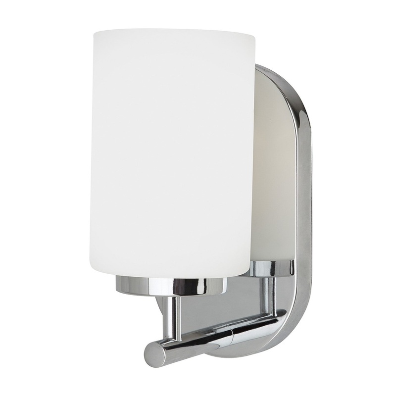 Generation Lighting 41160EN3-05 Oslo One Light Wall / Bath Sconce, Chrome