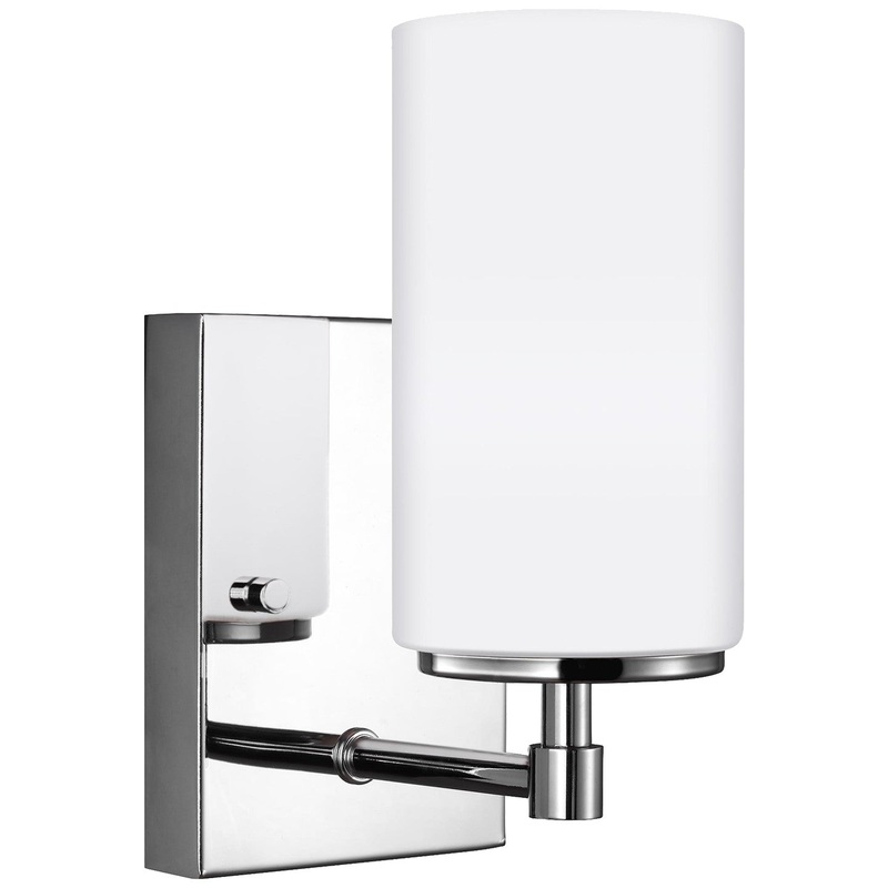 Generation Lighting 4124601-05 Alturas One Light Wall / Bath Sconce, Chrome