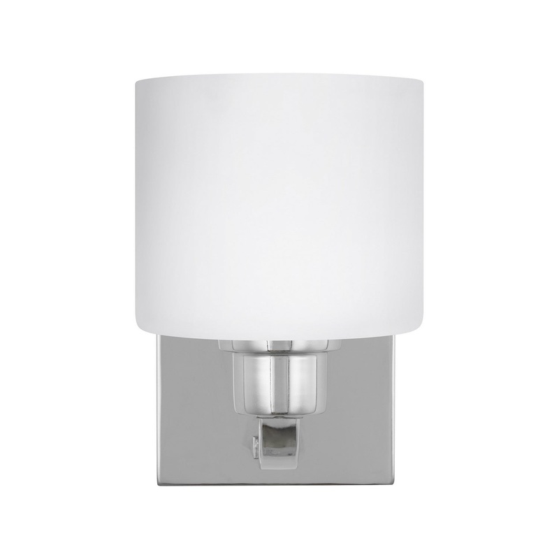Generation Lighting 4128801-05 Canfield One Light Wall / Bath Sconce, Chrome
