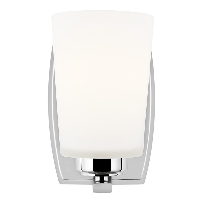 Generation Lighting 4128901-05 Franport One Light Wall / Bath Sconce, Chrome