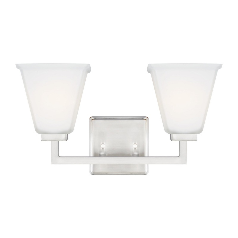 Generation Lighting 4413702EN3-962 Ellis Harper Two Light Wall / Bath, Brushed Nickel
