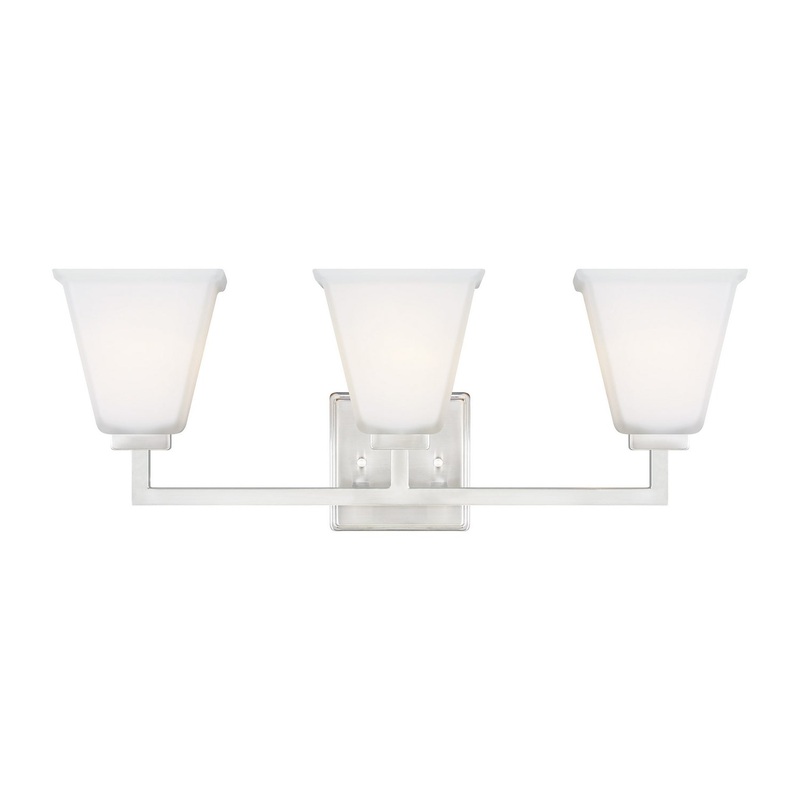 Generation Lighting 4413703EN3-962 Ellis Harper Three Light Wall / Bath, Brushed Nickel
