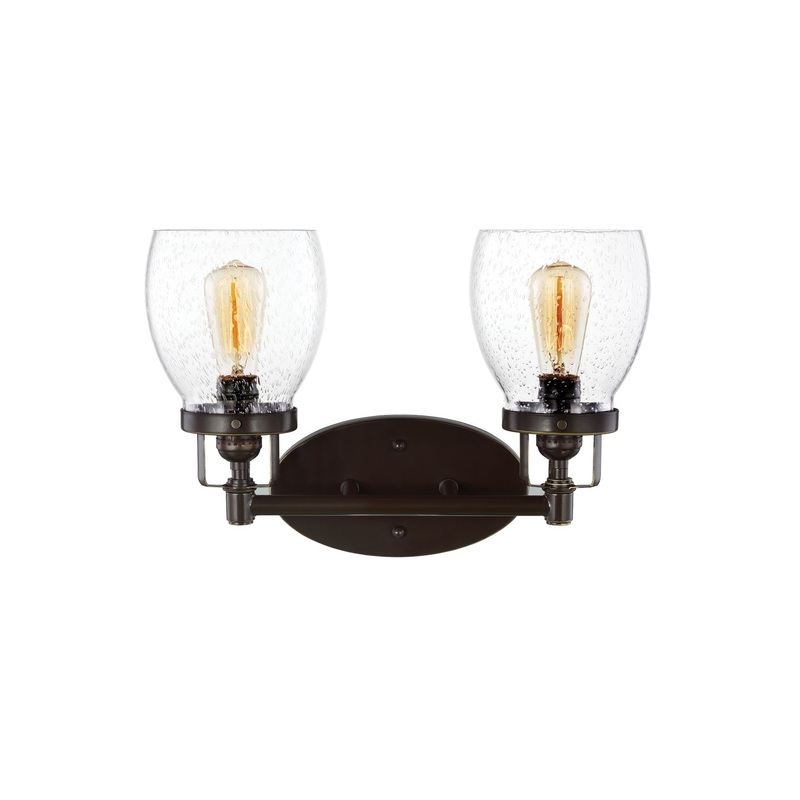 Generation Lighting 4414502-710 Belton Two Light Wall / Bath, Bronze