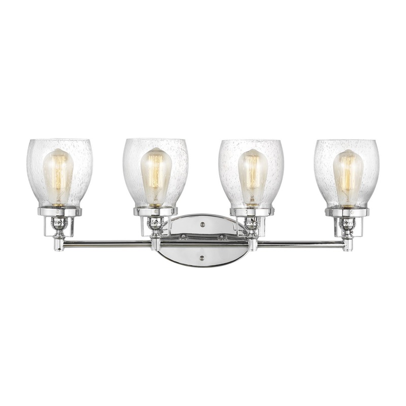 Generation Lighting 4414504-05 Belton Four Light Wall / Bath, Chrome
