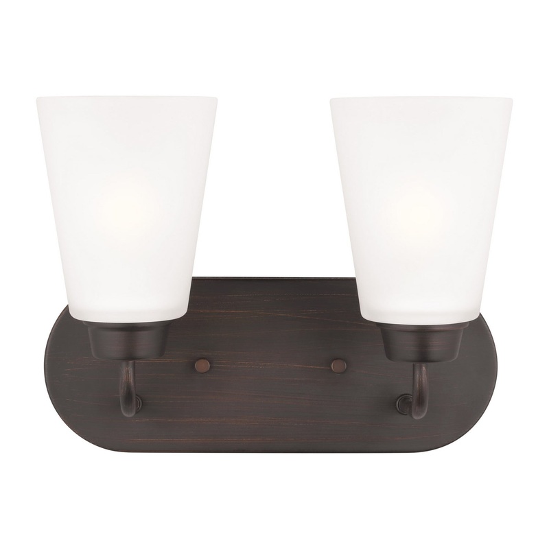 Generation Lighting 4415202EN3-710 Kerrville Two Light Wall / Bath, Bronze