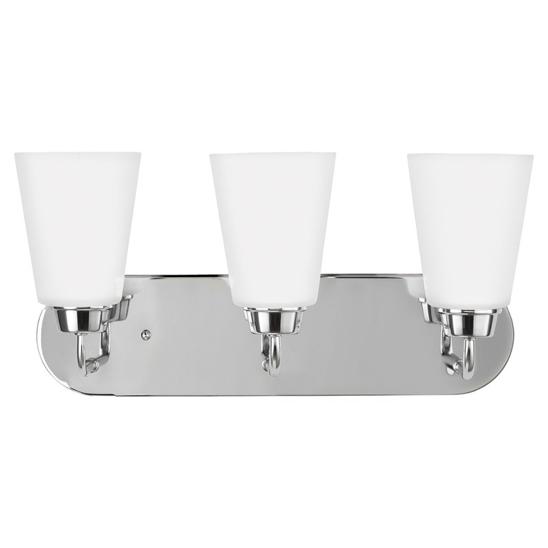 Generation Lighting 4415203EN3-05 Kerrville Three Light Wall / Bath, Chrome