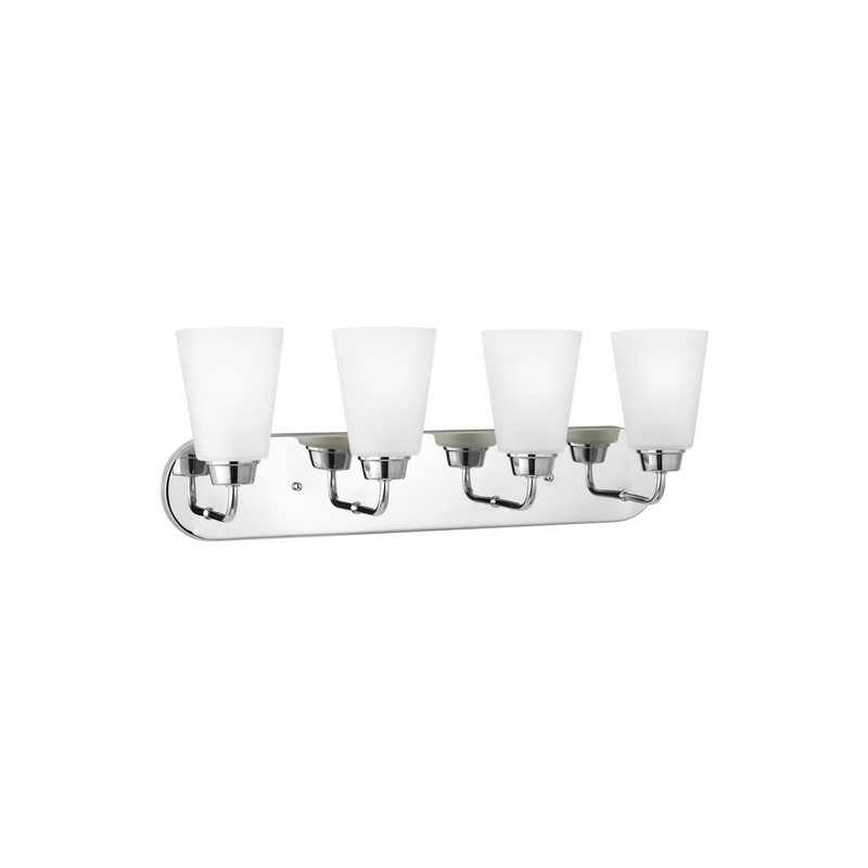 Generation Lighting 4415204EN3-05 Kerrville Four Light Wall / Bath, Chrome