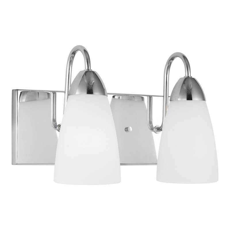 Generation Lighting 4420202EN3-05 Seville Two Light Wall / Bath, Chrome