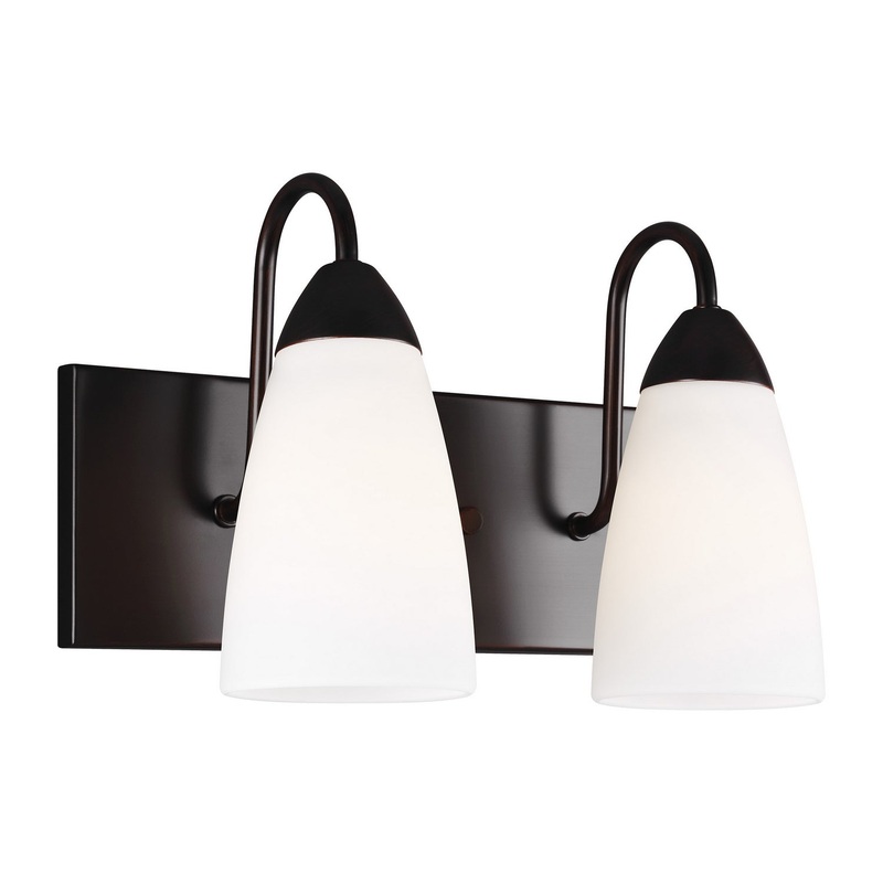 Generation Lighting 4420202EN3-710 Seville Two Light Wall / Bath, Bronze