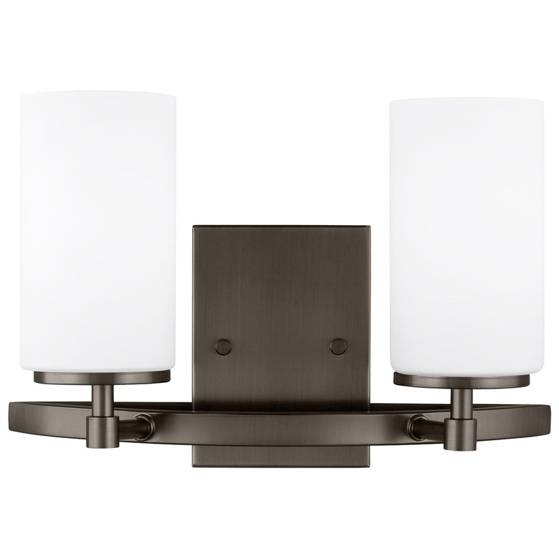 Generation Lighting 4424602-778 Alturas Two Light Wall / Bath, Brushed Oil Rubbed Bronze
