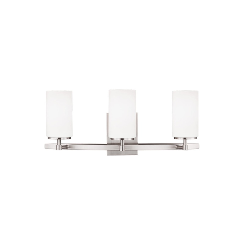 Generation Lighting 4424603-962 Alturas Three Light Wall / Bath, Brushed Nickel