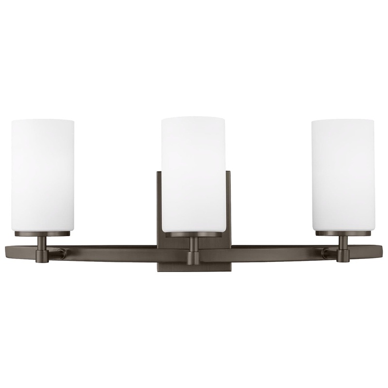 Generation Lighting 4424603EN3-778 Alturas Three Light Wall / Bath, Brushed Oil Rubbed Bronze