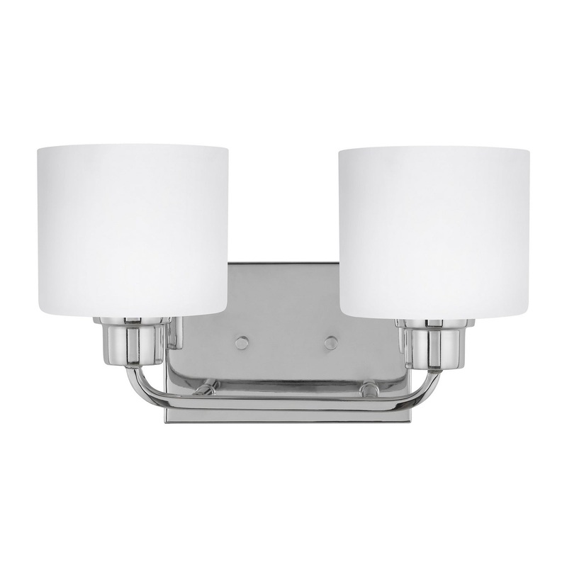 Generation Lighting 4428802-05 Canfield Two Light Wall / Bath, Chrome