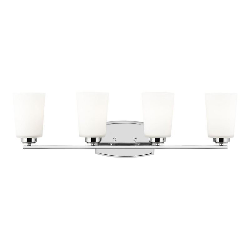 Generation Lighting 4428904EN3-05 Franport Four Light Wall / Bath, Chrome