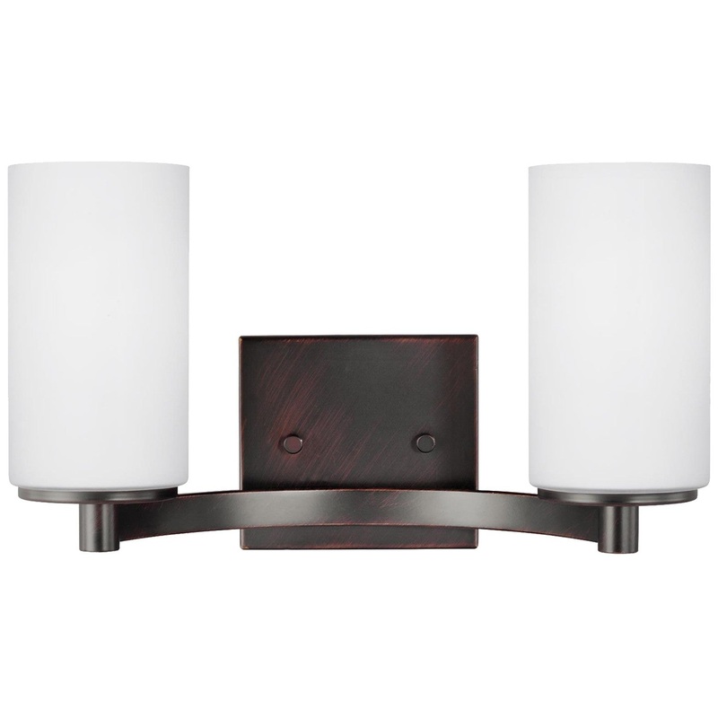 Generation Lighting 4439102-710 Hettinger Two Light Wall / Bath, Bronze
