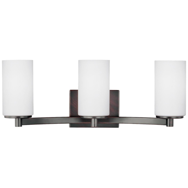 Generation Lighting 4439103EN3-710 Hettinger Three Light Wall / Bath, Bronze
