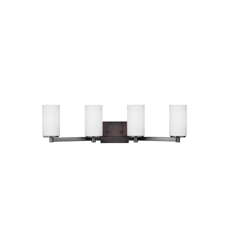Generation Lighting 4439104EN3-710 Hettinger Four Light Wall / Bath, Bronze