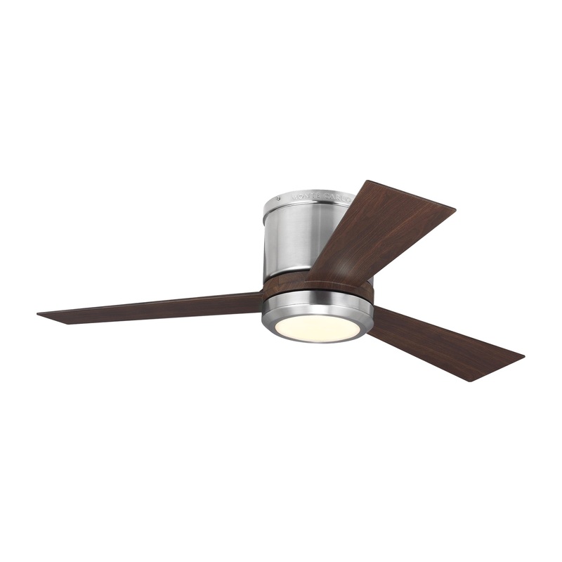 Generation Lighting 3CLYR42BSD-V1 Clarity 42"Ceiling Fan, Brushed Steel