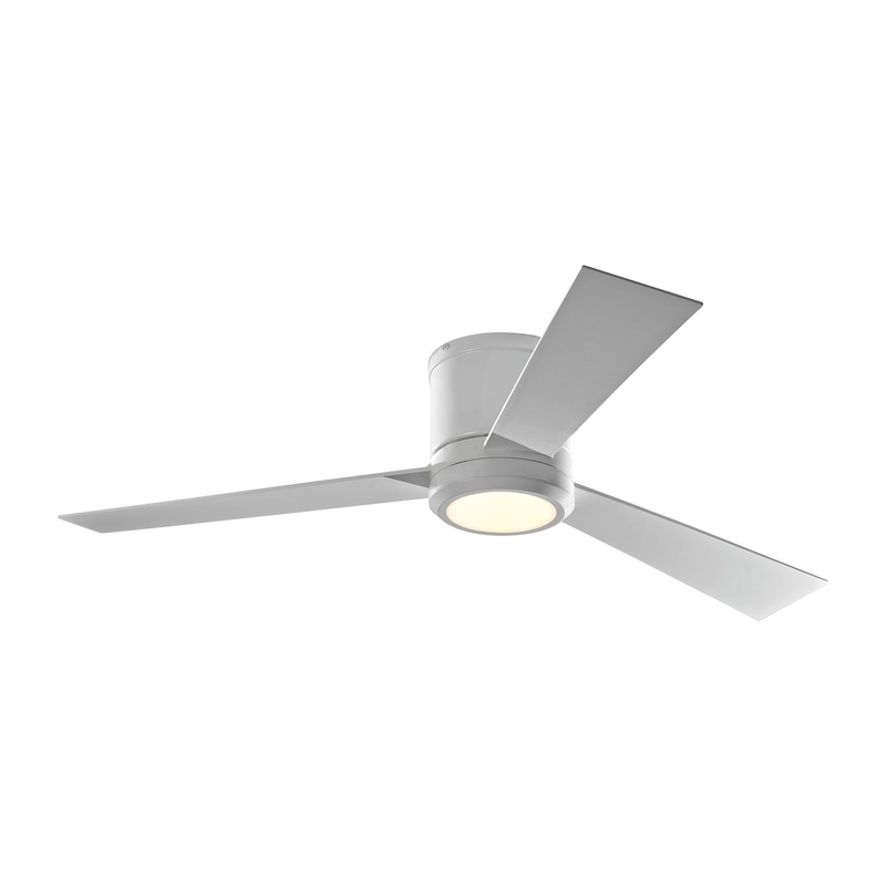 Generation Lighting 3CLYR52RZWD-V1 Clarity 52"Ceiling Fan, Matte White