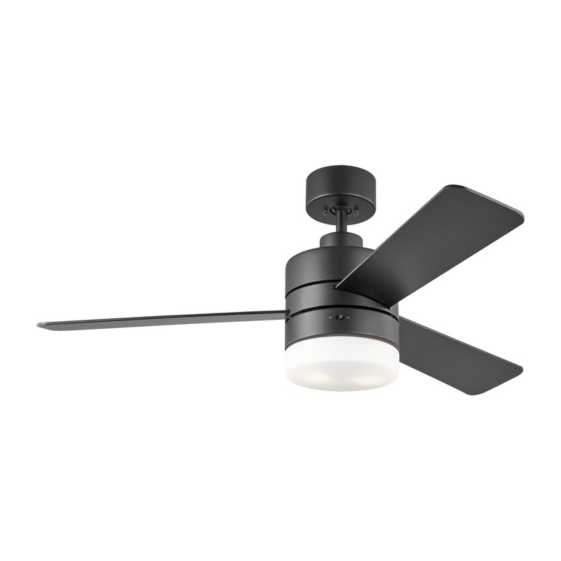 Generation Lighting 3ERAR44MBKD Era 44"Ceiling Fan, Midnight Black