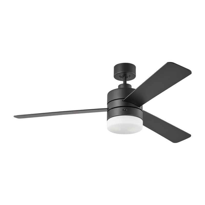Generation Lighting 3ERAR52MBKD Era 52"Ceiling Fan, Midnight Black