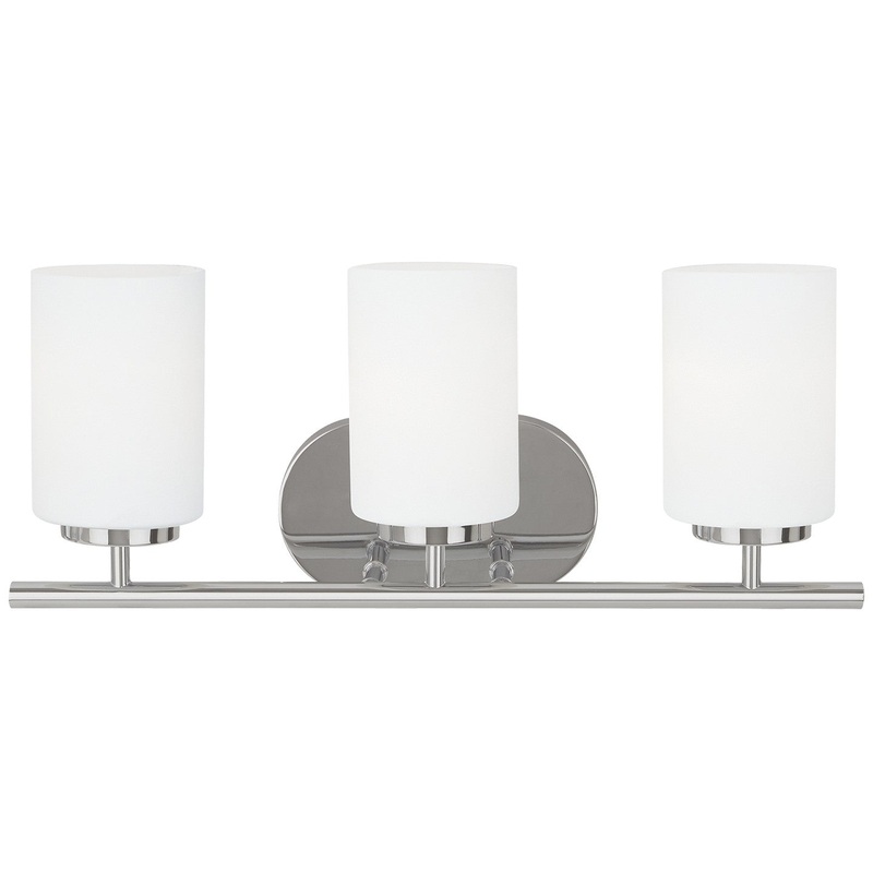 Generation Lighting 41162EN3-05 Oslo Three Light Wall / Bath, Chrome