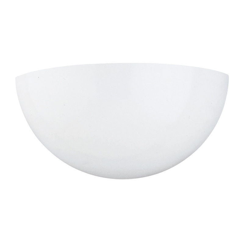 Generation Lighting 4138-15 Edla One Light Wall / Bath Sconce, White