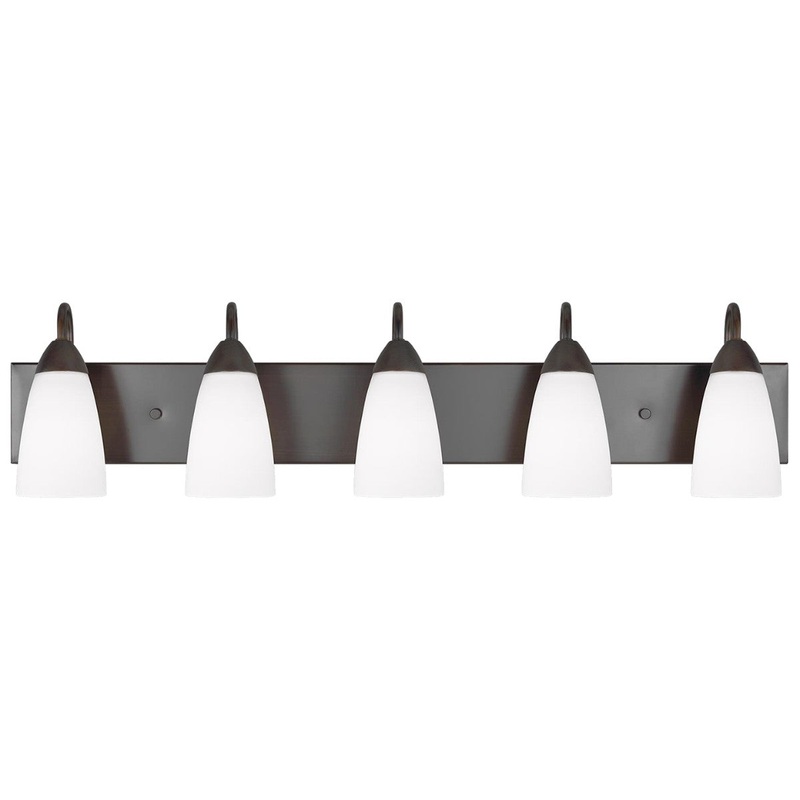 Generation Lighting 4420205EN3-710 Seville Five Light Wall / Bath, Bronze