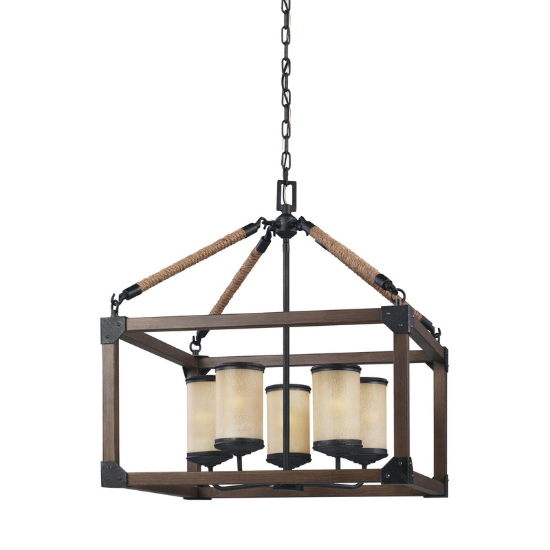 Generation Lighting 3113305EN3-846 Dunning Five Light Chandelier, Stardust